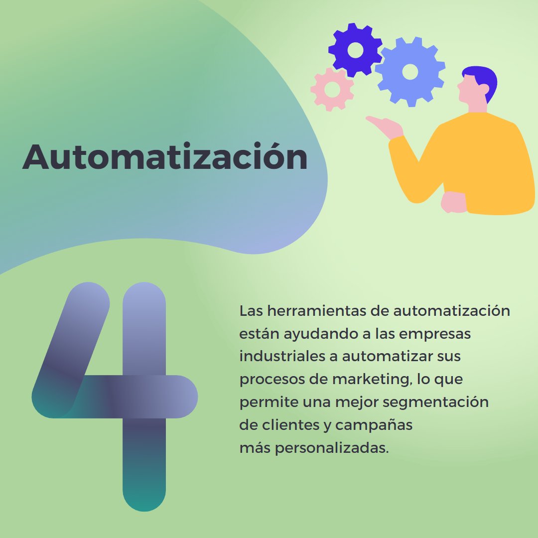 BP_latam's tweet photo. ¡Mantente actualizado con las últimas tendencias en #MKTB2B para empresas industriales! Te invitamos a conocer las 4 tendencias más importantes que impactarán en el éxito de tu negocio. ¿Quieres conocer más? Hablemos https://t.co/tahycanfvX https://t.co/I96qhN49FG