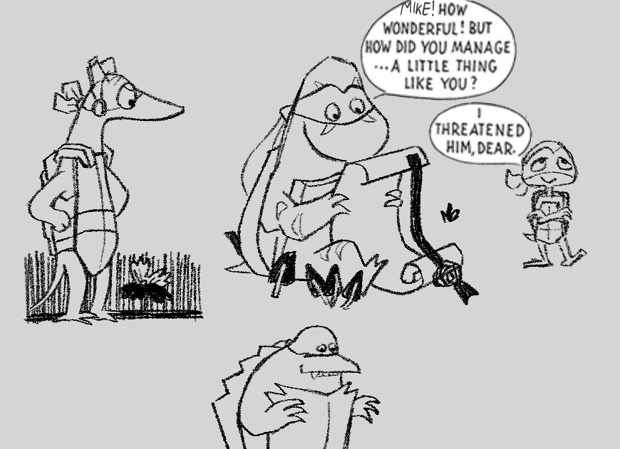 tea_sodium's tweet photo. doodled if Tove Jansson drew the rottmnt tortls for emotional support https://t.co/KqF2eDbPA4
