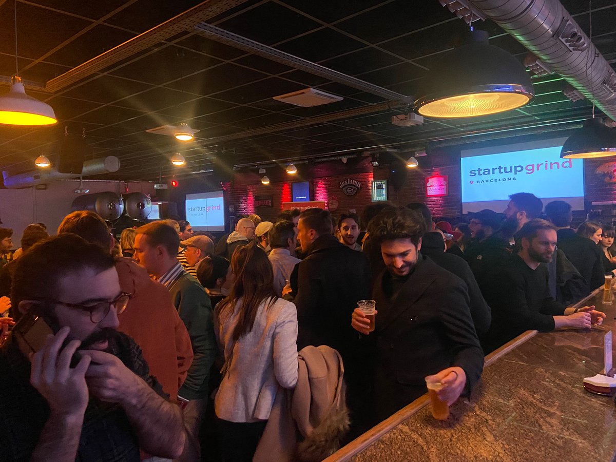 Great to see so many of you at our first event of the year! Thanks for coming 🙌 #startupsbarcelona #entrepreneurs #networking #techcommunity #barcelonaevents #startupgrind