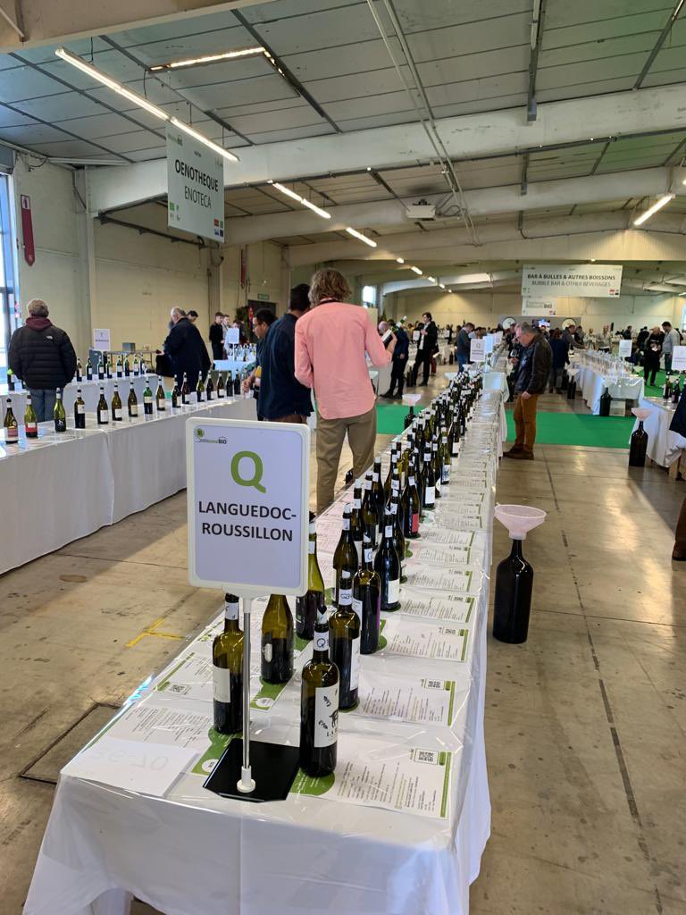 Visite annuelle de Didier à Millesime Bio ! Merci #Villadondona et #MasConscience