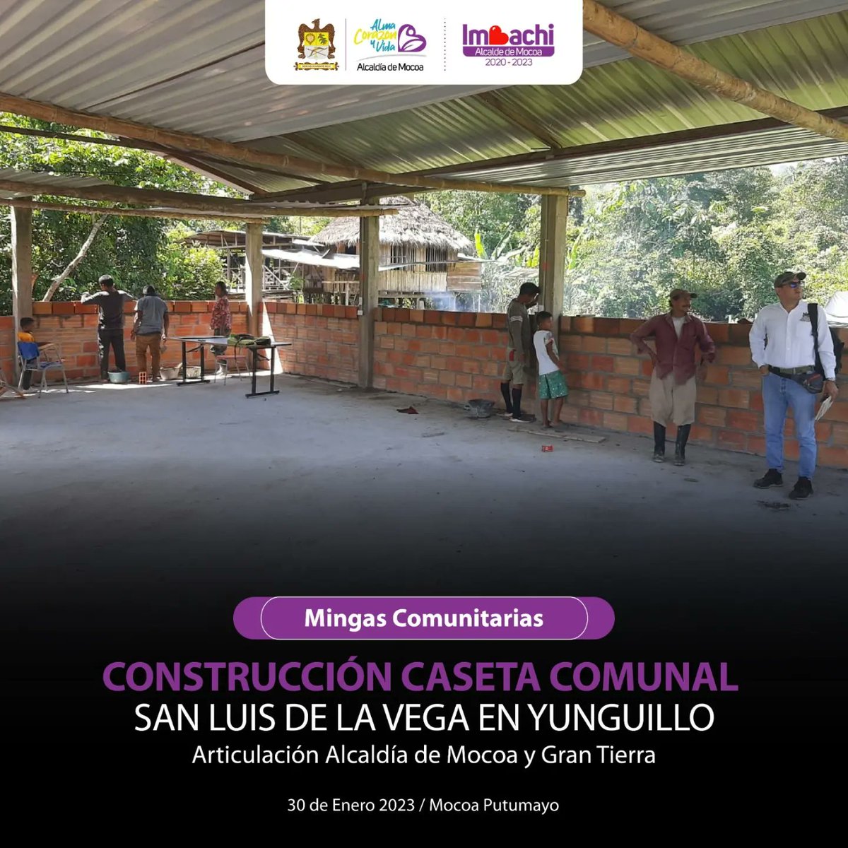 Vamos en buenas...
#AlmaCorazónyVida #mocoa