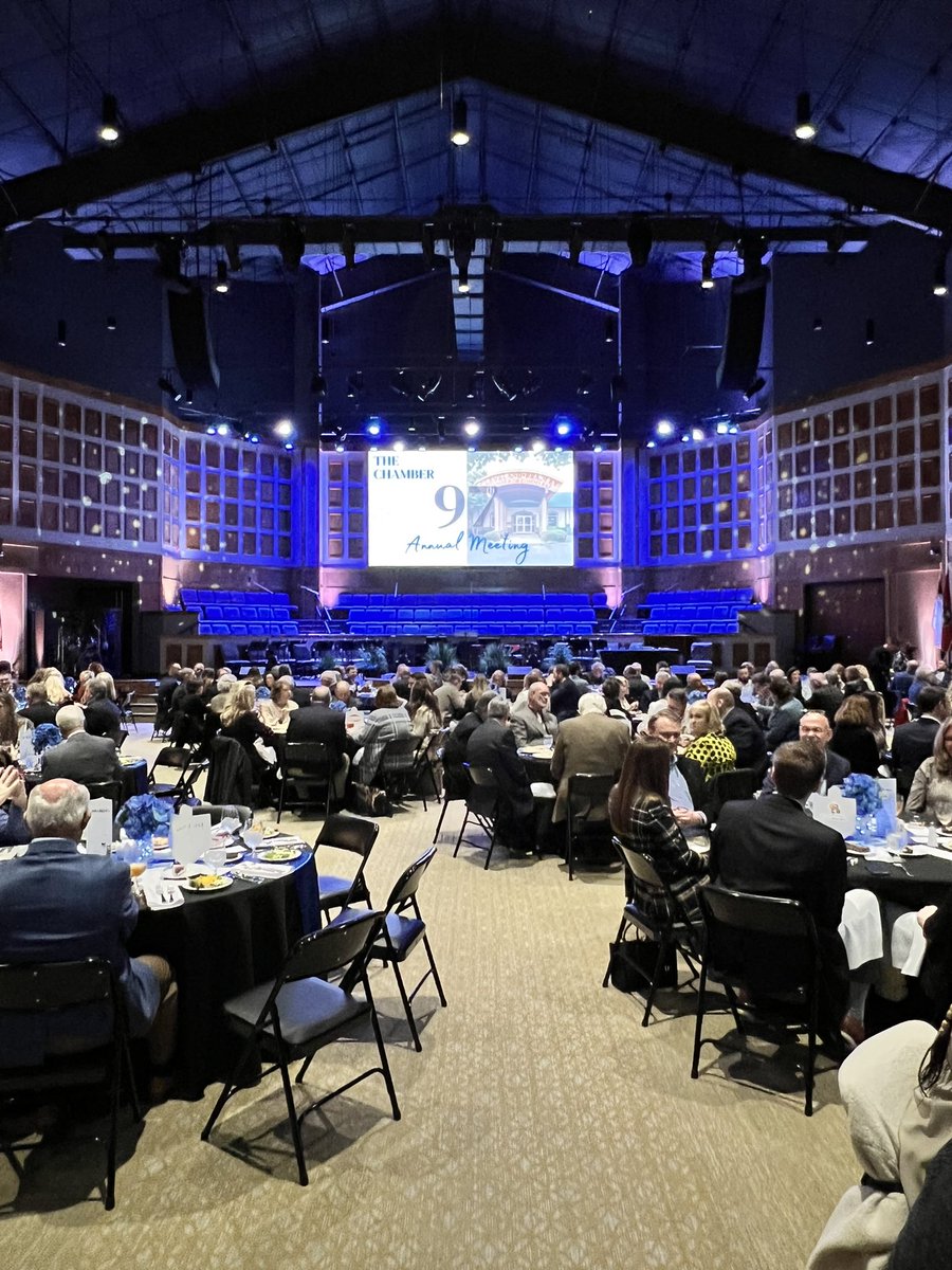 Tonight, Chamber members come together to celebrate the successes of 2022. 

The 97th Annual Meeting has one of the largest crowds ever. Nearly 360 community leaders are here to celebrate. 

#CleChamber #CleTN #CleBiz