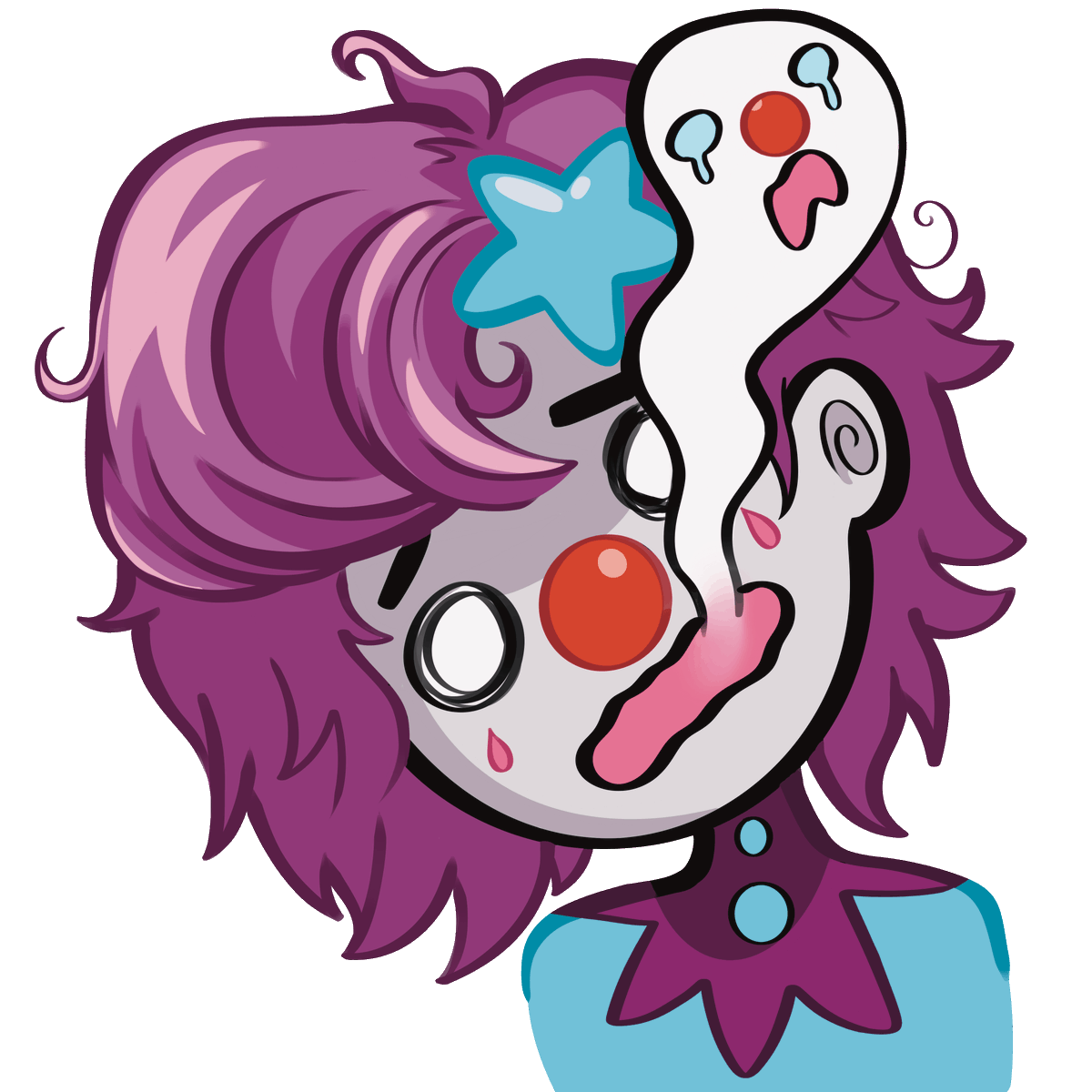 PepperPierrot's tweet photo. Hey y'all, very excited to share that we got some new emotes for stream! Really looking forward to showing the great work from @AcutePeachArt ! (one here)

No stream today though ur clown girl needs a breather after a lot of busy real life. We'll have a real one this weekend tho! https://t.co/hJ8yoGC730
