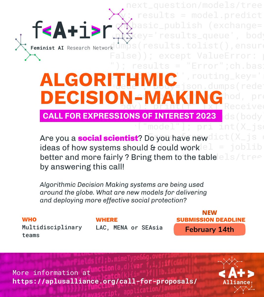 A Plus Alliance for Inclusive Algorithms tweet media