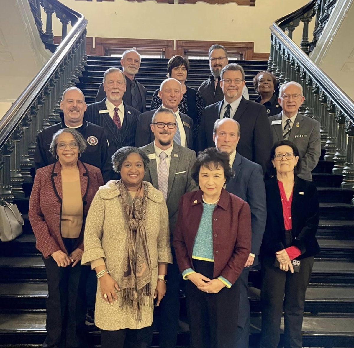 AngieChenButton's tweet photo. Rowlett Legislative Day was still great even if the weather wasn’t. This dedicated group spent two days learning more about state government and educating everyone about the wonderful City of Rowlett! https://t.co/yR5b5Ilvtn
