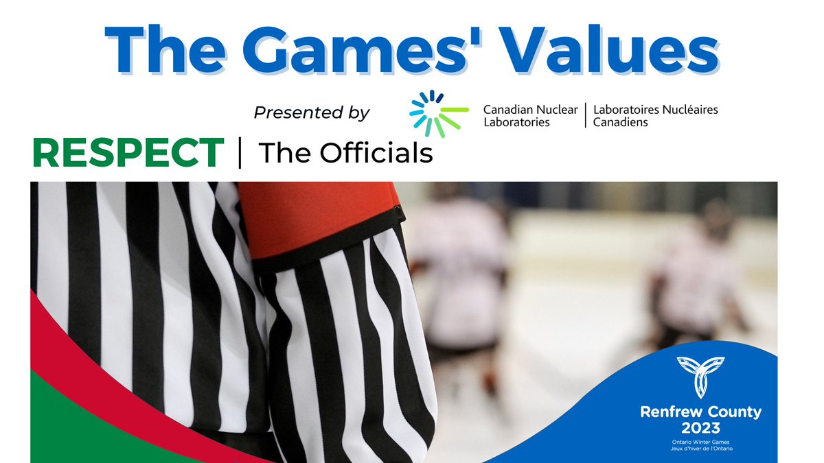 RESPECT: Respect the Officials taking part in the Ontario Winter Games! Read more on the @CNL_LNC Games' Values countyofrenfrew.on.ca/en/news/renfre…