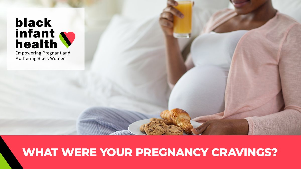 What did you crave while pregnant? Common cravings include pickles, citrus, and ice cream, but it could be anything! Share yours below. 
#BlackInfantHealth #BlackWomensHealth #MaternalHealthEquity #BlackMaternalHealth #HealthEquity #BirthEquity #BlackMothers #BlackMamasMatter