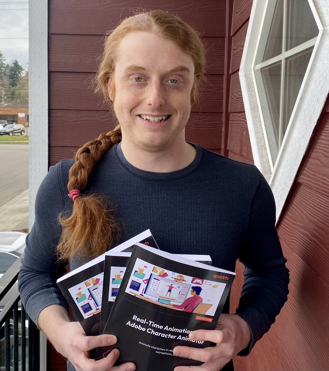 ctroftgruben's tweet photo. Hey everyone! I hope you're having a great new year! @PacktPublishing and I are giving away 2 print copies and 3 ebooks of my book 'Real-Time Animation with Adobe Character Animator'. 🎉

Rules in the comments below!! https://t.co/RI8wQJxUVh