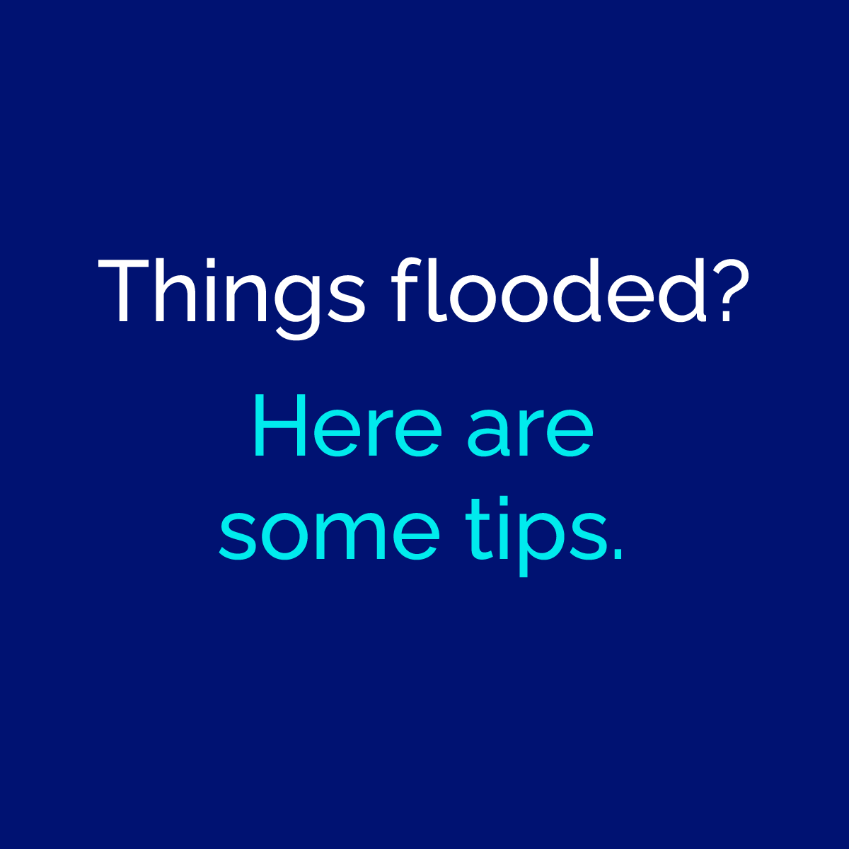 Don’t wait! Following a weather event you can start clean-up and make-safe repairs, you don’t have to wait to hear from us. Follow these steps to ensure that we've got you covered tower.co.nz/discover/what-…