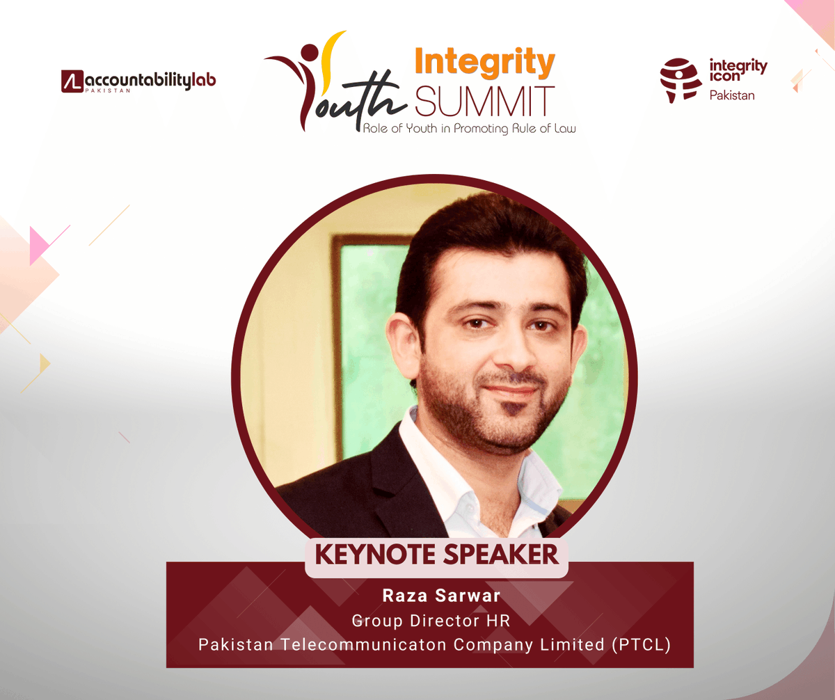 Mr. Raza Sarwar, our incredible speaker at the #Youth #Integrity Summit

#youthempowerment #youthdevelopment #RuleOfLaw #CitizenRights #integrity #accountability #innovation #civiceducation
@accountlabpk