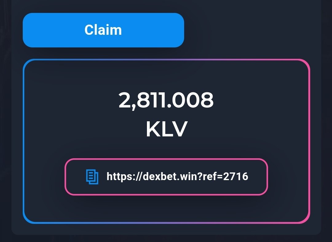 KnotaryOnChain's tweet photo. Looks like the #NTRY referral wallet is ready to be claimed and airdropped to my holders.
Who wants some #KLV? https://t.co/XGrpiQsCuB