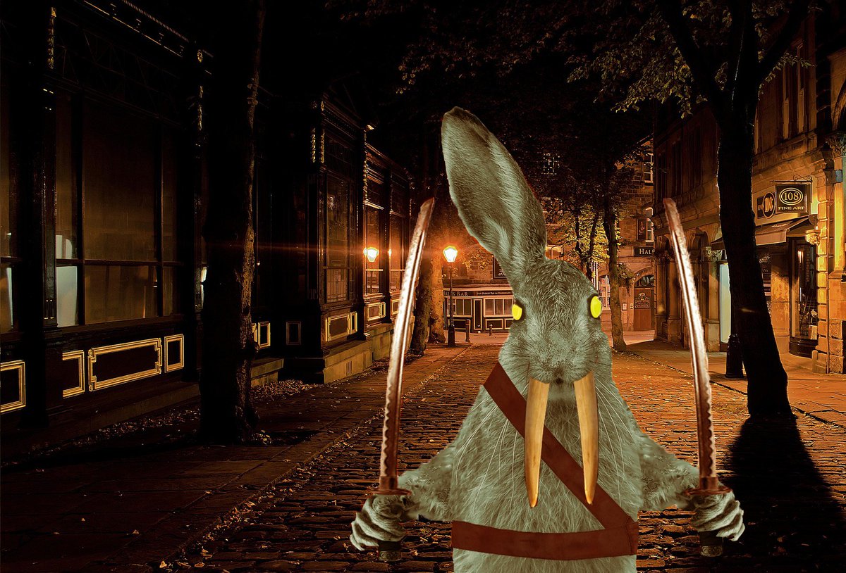 plotlesscomics's tweet photo. A freaky real life looking Rabbit-Walrus fan art by art_by_redpanda Imagine meeting this in a dark alley! https://t.co/3MUV5YjAAU