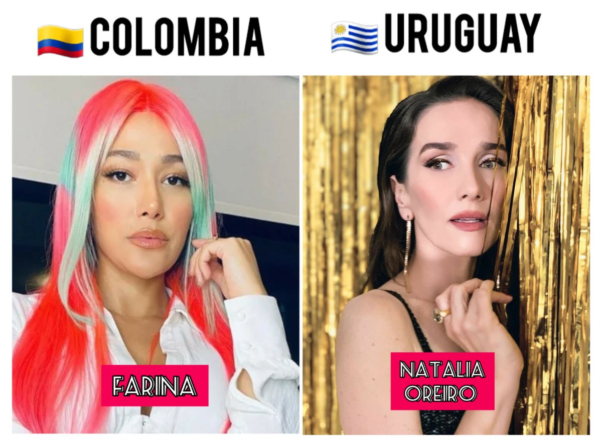 AndersonGalindz's tweet photo. Vuelve y juega
Hoy se enfrenta estos dos paises Colombia vs Uruguay está vez compitiendo en el sudamericano sub 20 2023  de donde son cada una de estas talentosas y hermosas mujeres 
#Farina 🇨🇴 #NataliaOreiro 🇺🇾
#colombia #uruguay #SudamericanoSub20 https://t.co/OsuGmVjORq