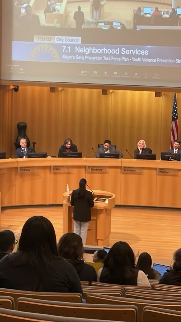 TenaciousGroup's tweet photo. Very proud of our staff member Chantel who is speaking to San Jose City Council about investing in Youth. https://t.co/qI28T2CuGB