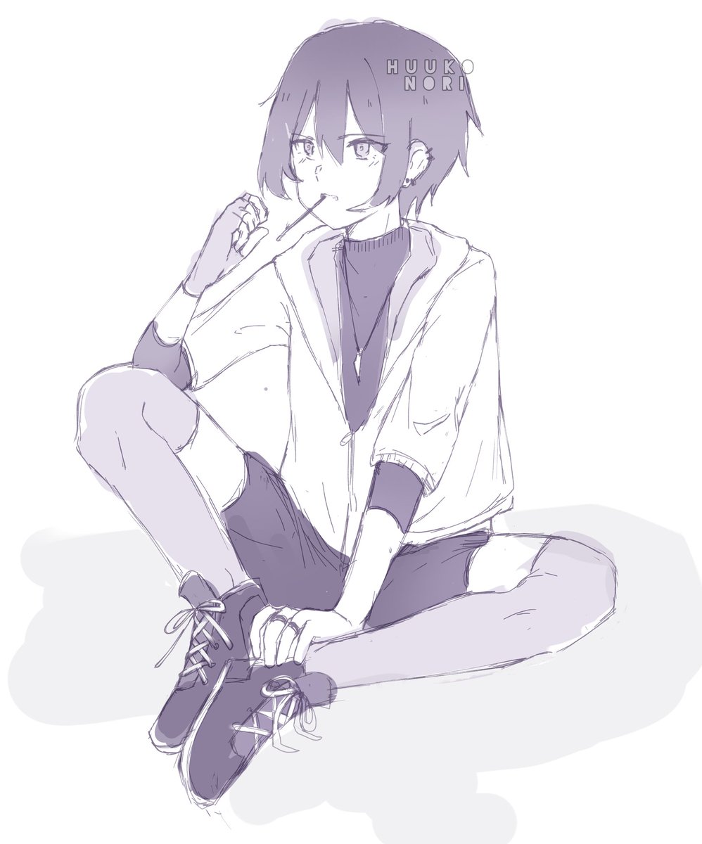 A sketch of my persona :3
#artwork