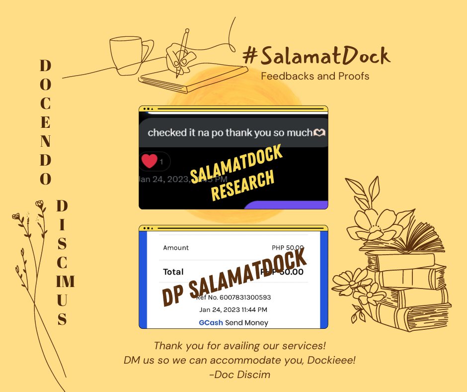 DocDiscim_25's tweet image. #SalamatDock 
Here&apos;s the feedbacks and Proof of Payment from our client around the net! FB, twitter, IG! We got it all for you!
DM us!
#lfclient #acadserver