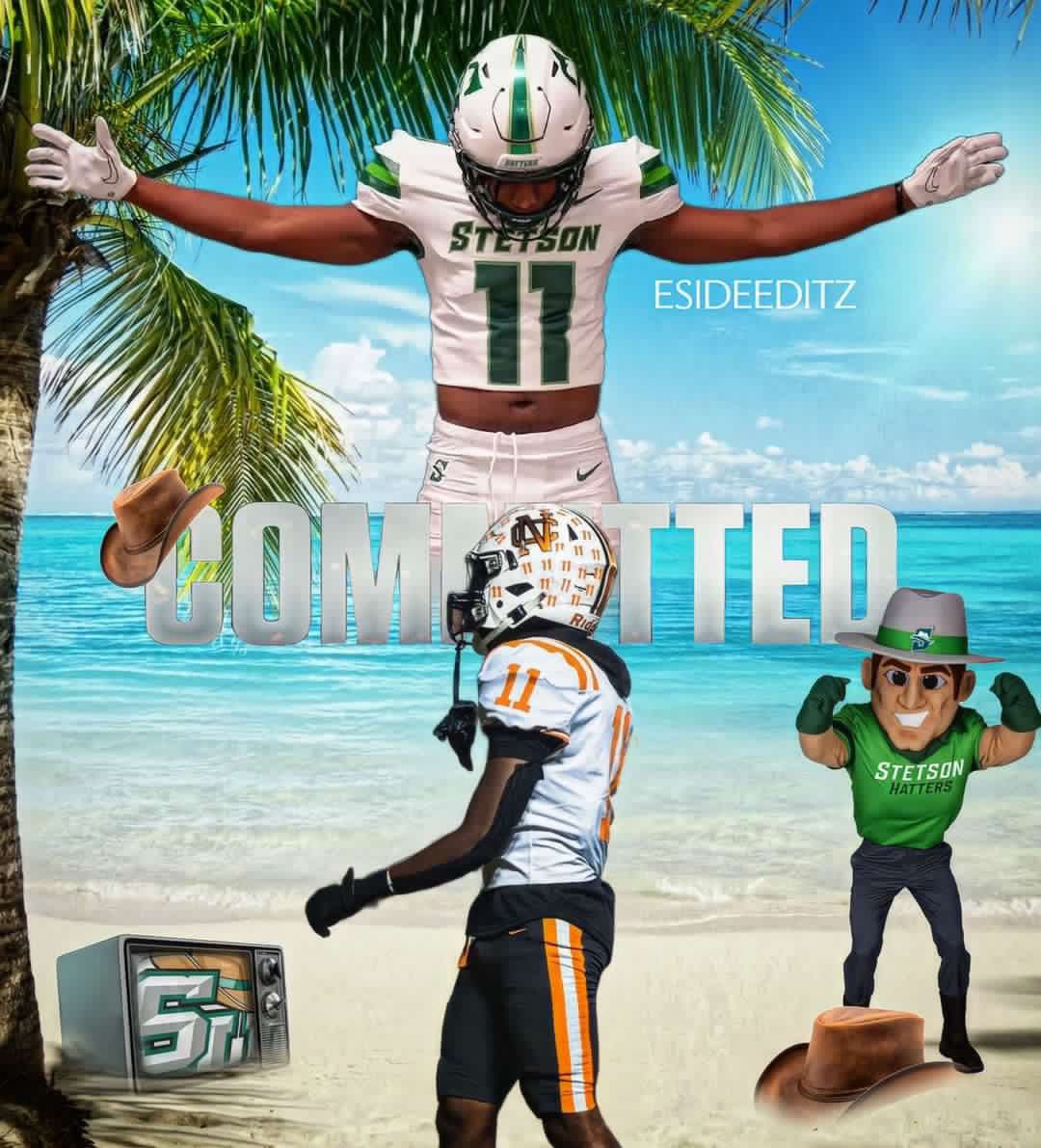 TaiPerkins10's tweet photo. @StetsonFootball @jj5151 @NCHSrecruit #commited #gohatters https://t.co/V07uuRcRw0