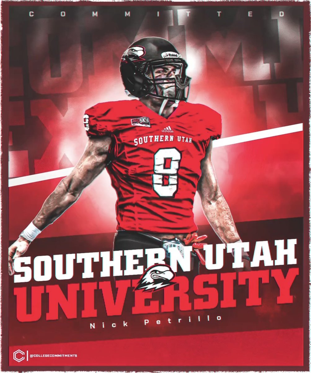 I am extremely excited to announce my commitment to Southern Utah University. I want to thank my family, friends and coaches for the endless support throughout this process. #TBirdNation ❤️🤍