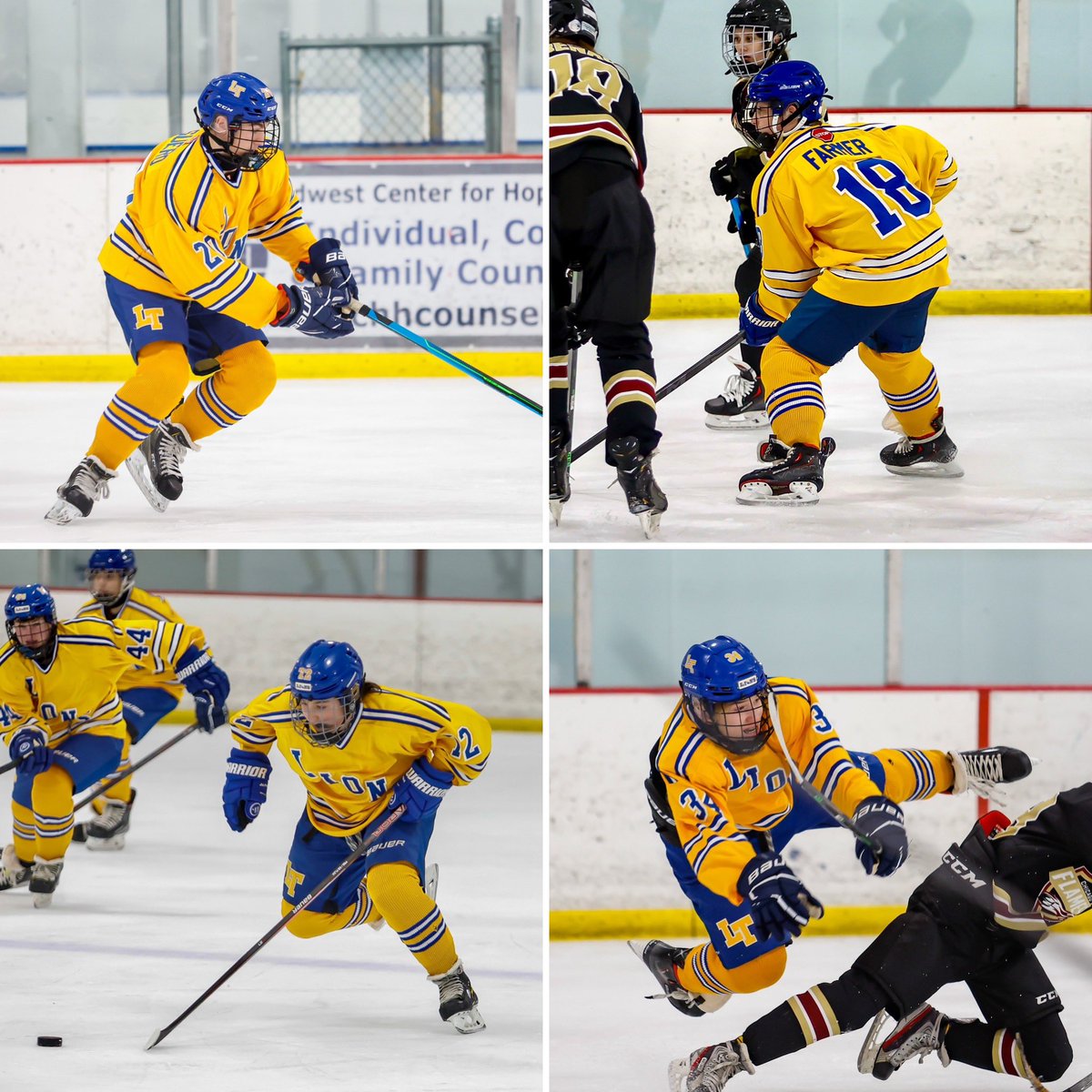 As the team prepares for the Illinois West playoffs, here are some JV shots from earlier this month. <a href="/LTHockey/">LyonsTownshipHockey</a> <a href="/jt_principal/">JTPrincipal</a>