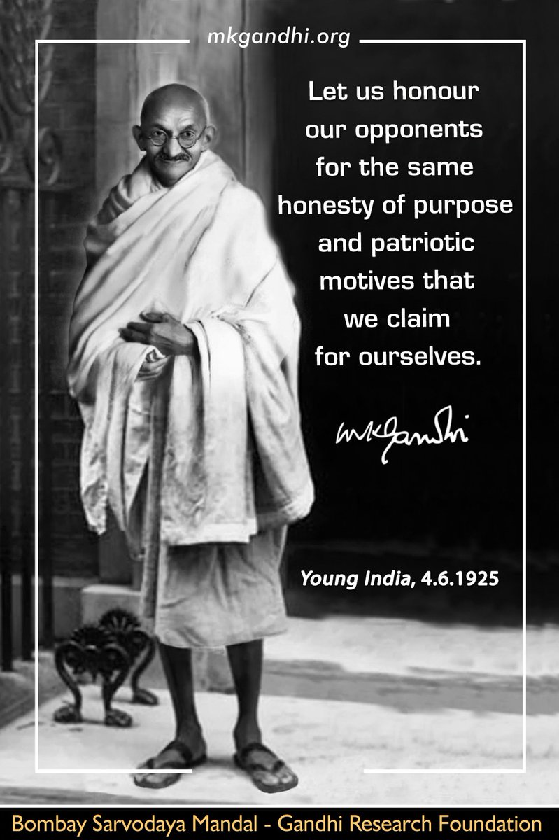 cosmic_magnet's tweet image. RT  Let us honour our #opponents for the same #honesty of #purpose and #patriotic motives that we claim for ourselves. - #MahatmaGandhi #quote #quotestoliveby #Motiva…