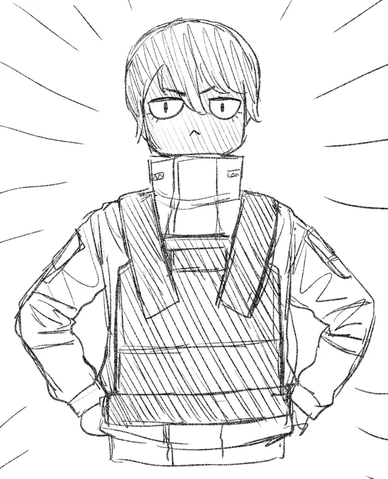 シオもMA-1ジャケットの下にちゃんと防弾ベスト着てます。
#スカベンジャーズアナザースカイ 