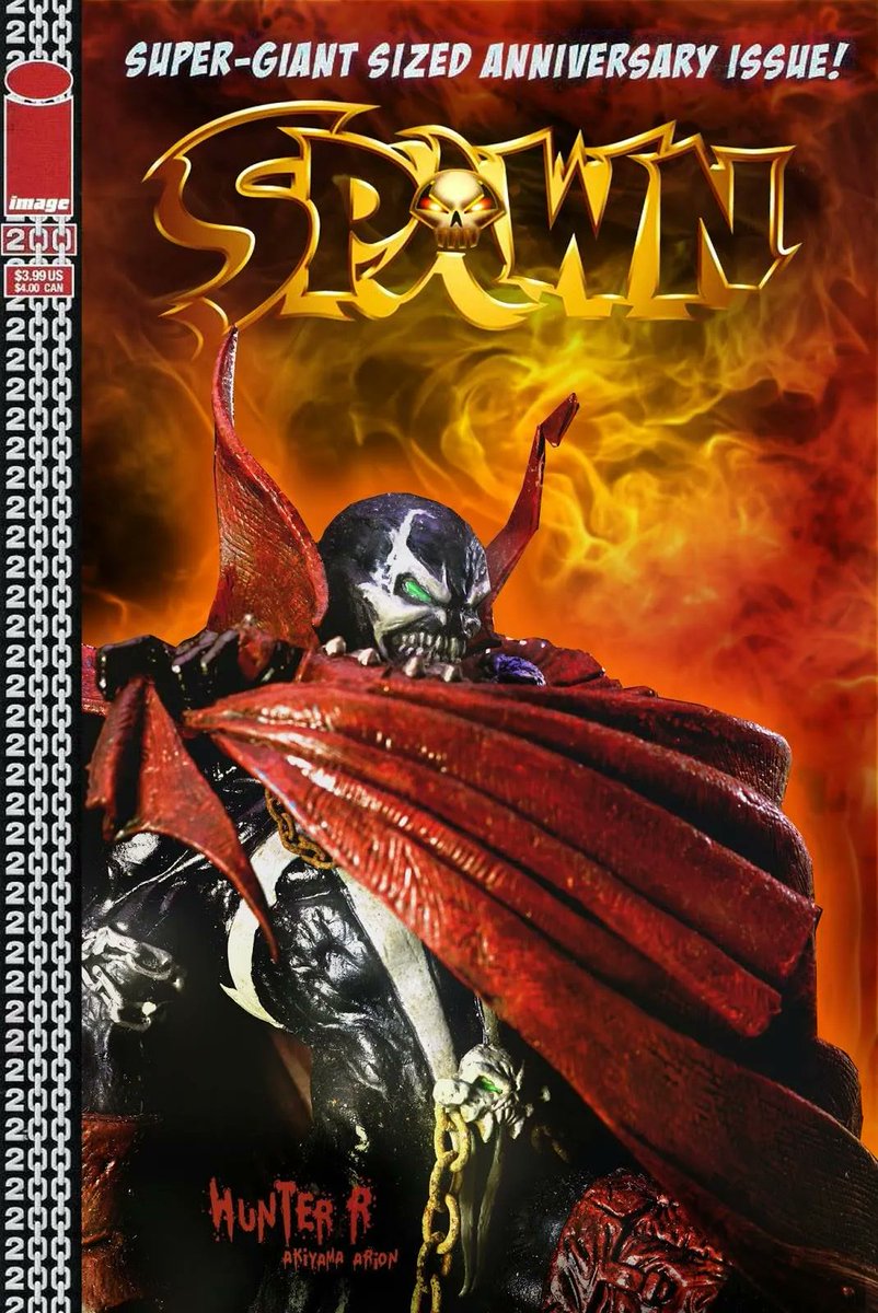 Fan Art cover pays tribute to Capullo's Spawn #200 Cover
#spawniverse #customactionfigures #customspawn #hellspawn #hunter_r_customs #mcfarlanetoys #spawn #spawnactionfigure #spawncustom #spawnfanart #spawnfigure #spawnmovie #spawnmovie1997 #toddmcfarlane #スポーン