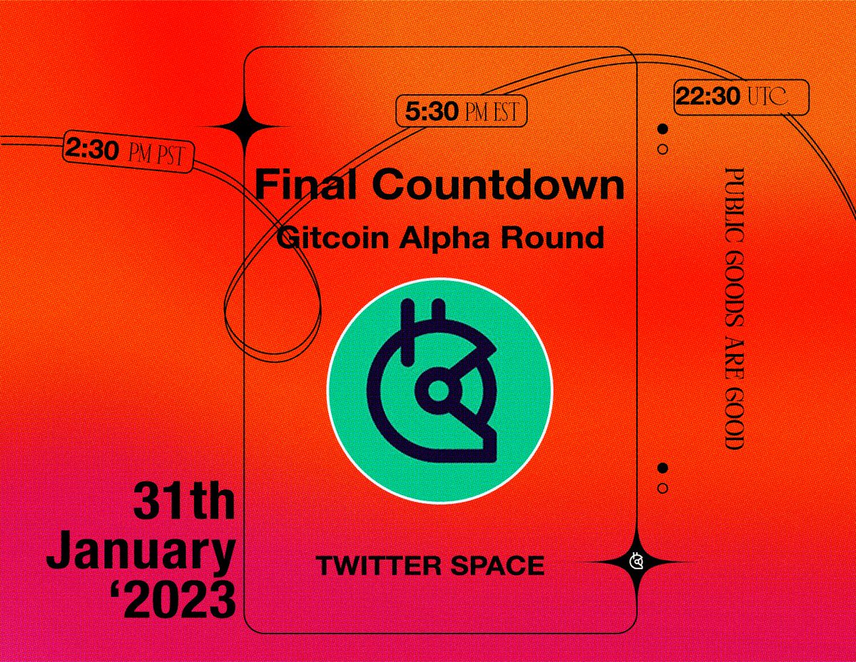 Gitcoin tweet media