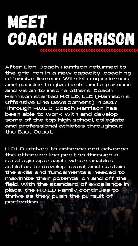 Who is David Harrison? The passion to inspire others and create positive impact through the gifts of God will continue to push my passion and more importantly His purpose!!!
#ThisisHOLD