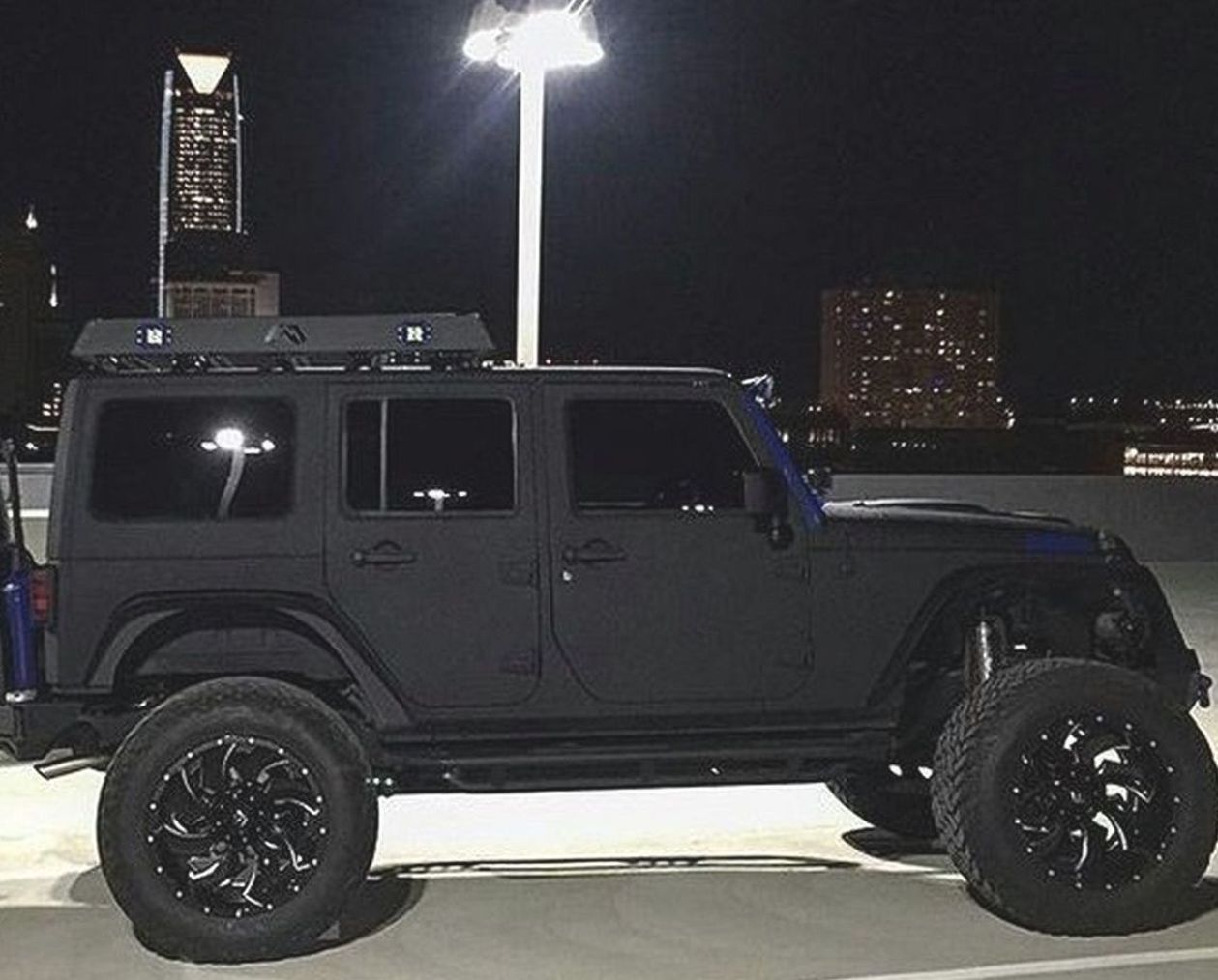 Car Porn on X: matte black Jeep t.coDUXKODtLb0  X