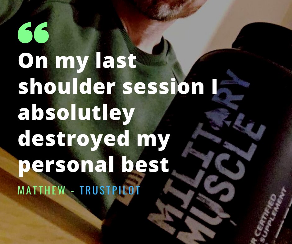 MuscleMilitary's tweet image. Buy Military Muscle and see why our customers are smashing their fitness goals 🏋️
#fitness #gym #workout #fitnessmotivation #fit #motivation #bodybuilding #training  #lifestyle #fitfam #healthylifestyle #sport #gymlife #gymmotivation #personaltrainer #muscle #crossfit  #exercise