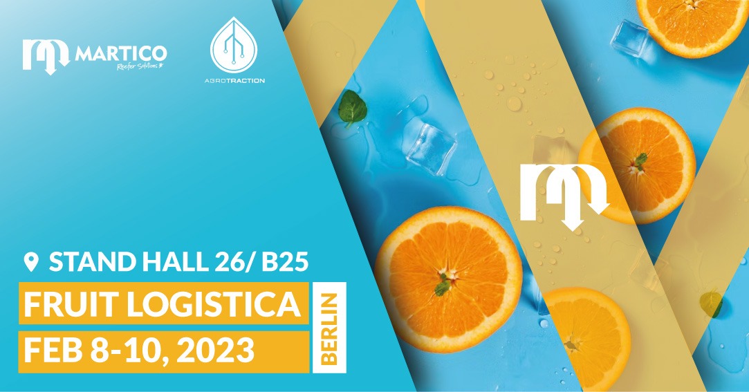 Martico Superteam olarak, 8-10 Şubat 2023 tarihleri arasında Berlin'deki Fruit Logistica fuarında yerimizi alıyoruz.🍎🍍🍋🍇
Sizleri H26/B-25 numaralı standımızda ağırlamaktan mutluluk duyarız.

#martico #marticoturkey #fruitlogistica #messeberlin #internationalfair #logicticfair