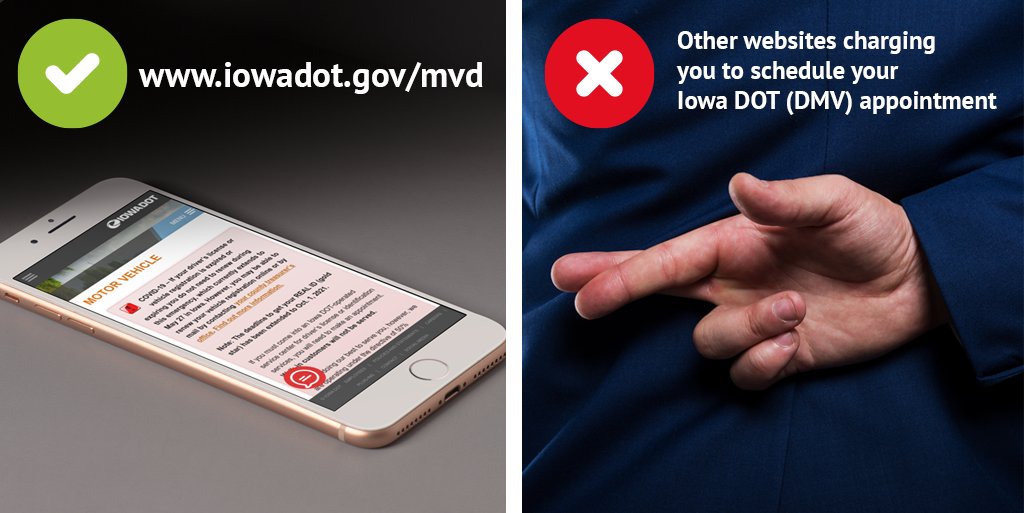 Iowa DOT on Twitter "Watch out for websites that appear to help you