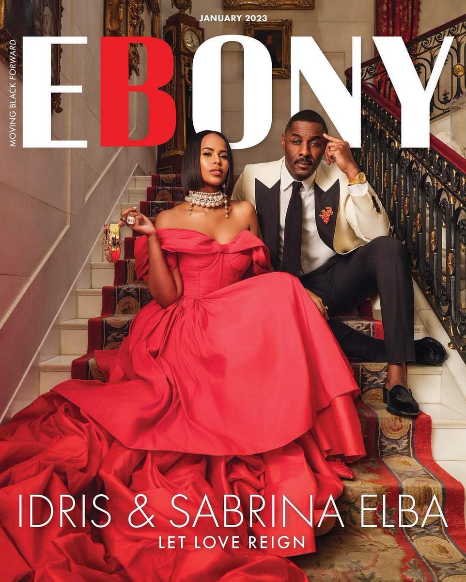 I love this cover #IdrisElba #SabrinaElba #EbonyMagazine