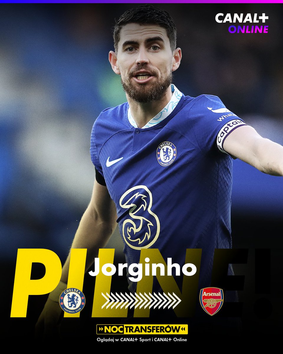 CANALPLUS_SPORT's tweet photo. Lider @premierleague jeszcze się wzmacnia! 🔥 Jorginho nie zmienia nawet miasta i przenosi się z @ChelseaFC do @Arsenal ⚽
📺 #NocTransferow: https://t.co/J6MF5HPpbA https://t.co/xpP8v6RZJO