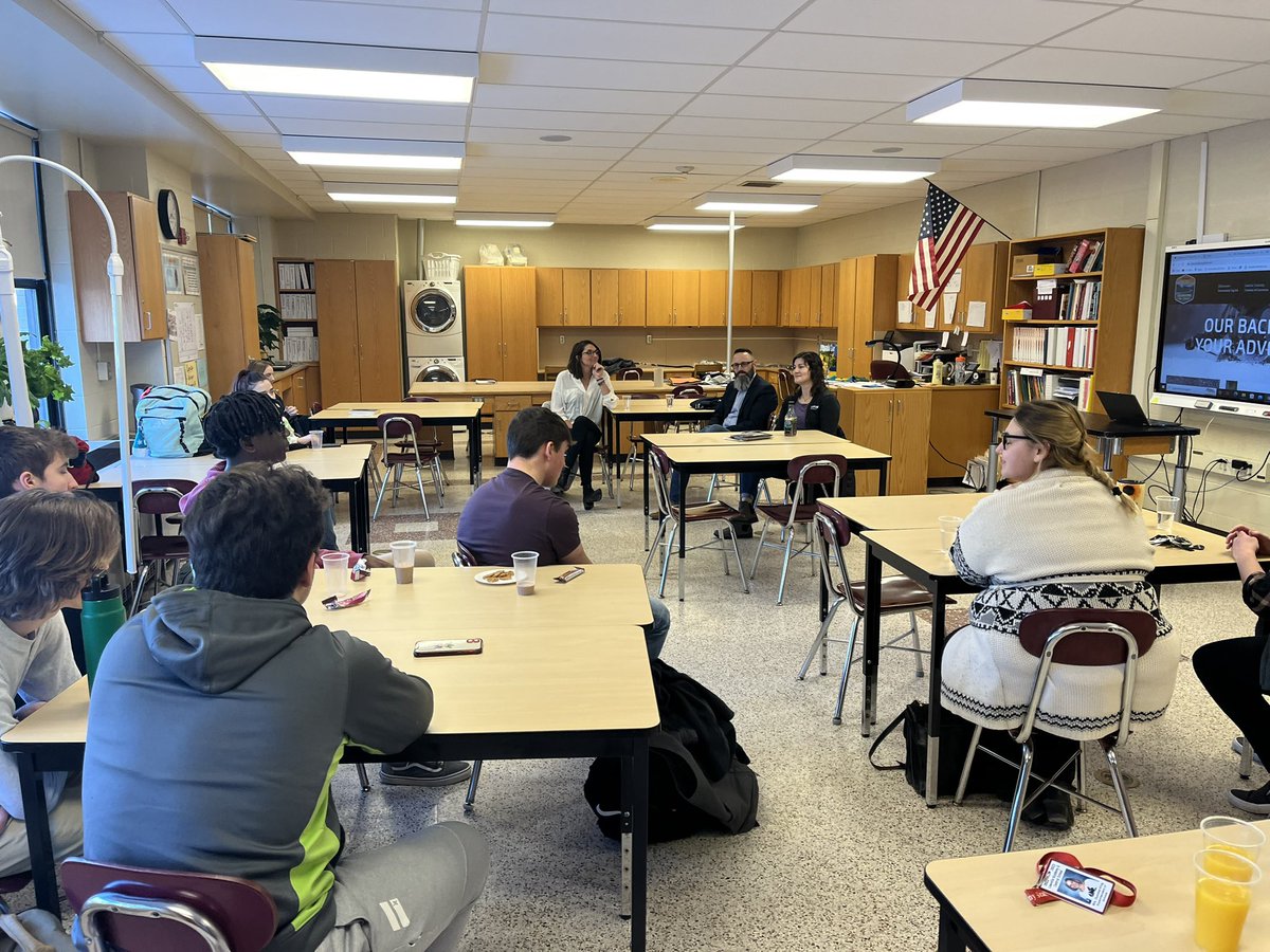 Our Business Club hosting marketing professionals from our community for a panel discussion. #futureentreprenuers <a href="/lowvilleacademy/">Lowville Academy</a>