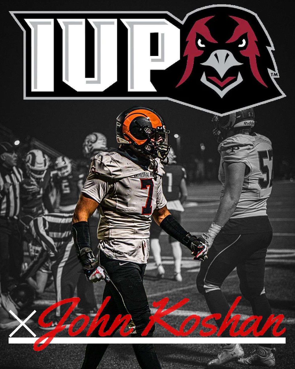 Thankful and blessed to be 100% committed to <a href="/IUPfootball/">IUP Football</a> <a href="/Paul_Tortorella/">Paul Tortorella</a> <a href="/mike_krahe/">Mike Krahe</a> <a href="/CPRamblers/">Cathedral Prep</a> <a href="/PrepRamblers/">Cathedral Prep Football (Erie, PA)</a> #Committed #AGTG