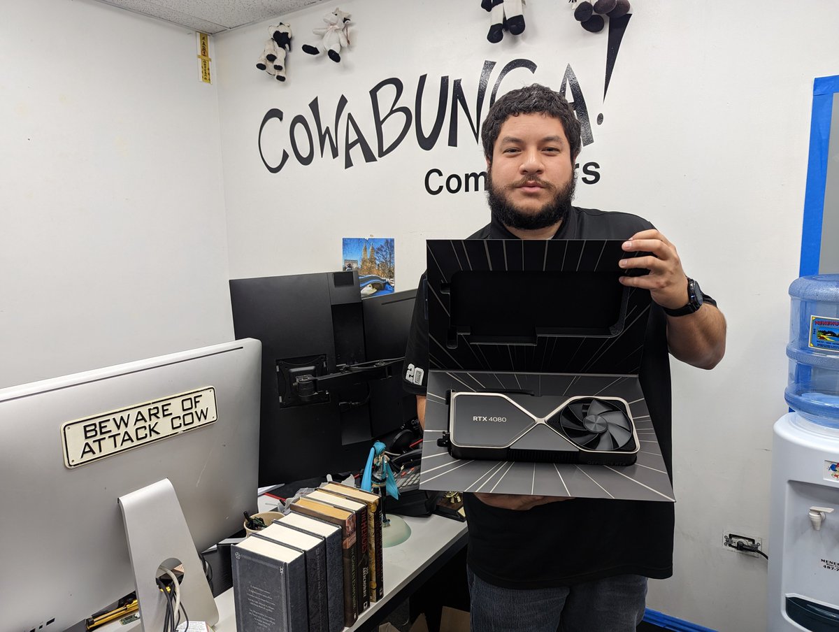 One of our staff took the plunge and bought a founders edition 4080.  Congratulations Steven on your new prized possession.  Hail lord Gaben.