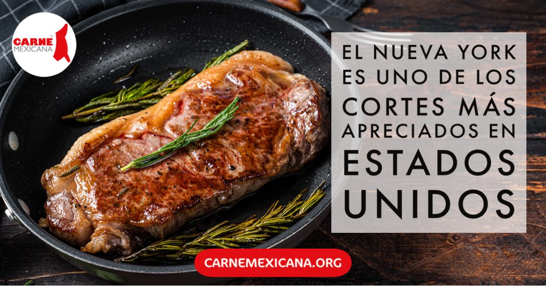 carnemexicana's tweet photo. El Nueva York es uno de los cortes más apreciados en los Estados Unidos #datoscuriosos #datosdecarne #newyorkbeefcut #beefcuts https://t.co/qm1MszxoUu
