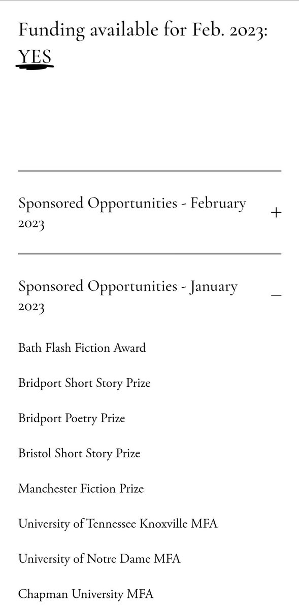 📢FEBRUARY FUNDING FOR BLACK WRITERS AVAILABLE📢

MFA applications, journal submission fees, contest fees, fellowship/grant applications, I got you. 

Send a request at vincentanioke.com/fin-support-bl….

Major thanks to <a href="/Keira_Havens/">Keira</a> &amp; Katherine Jin for additional monetary contributions.