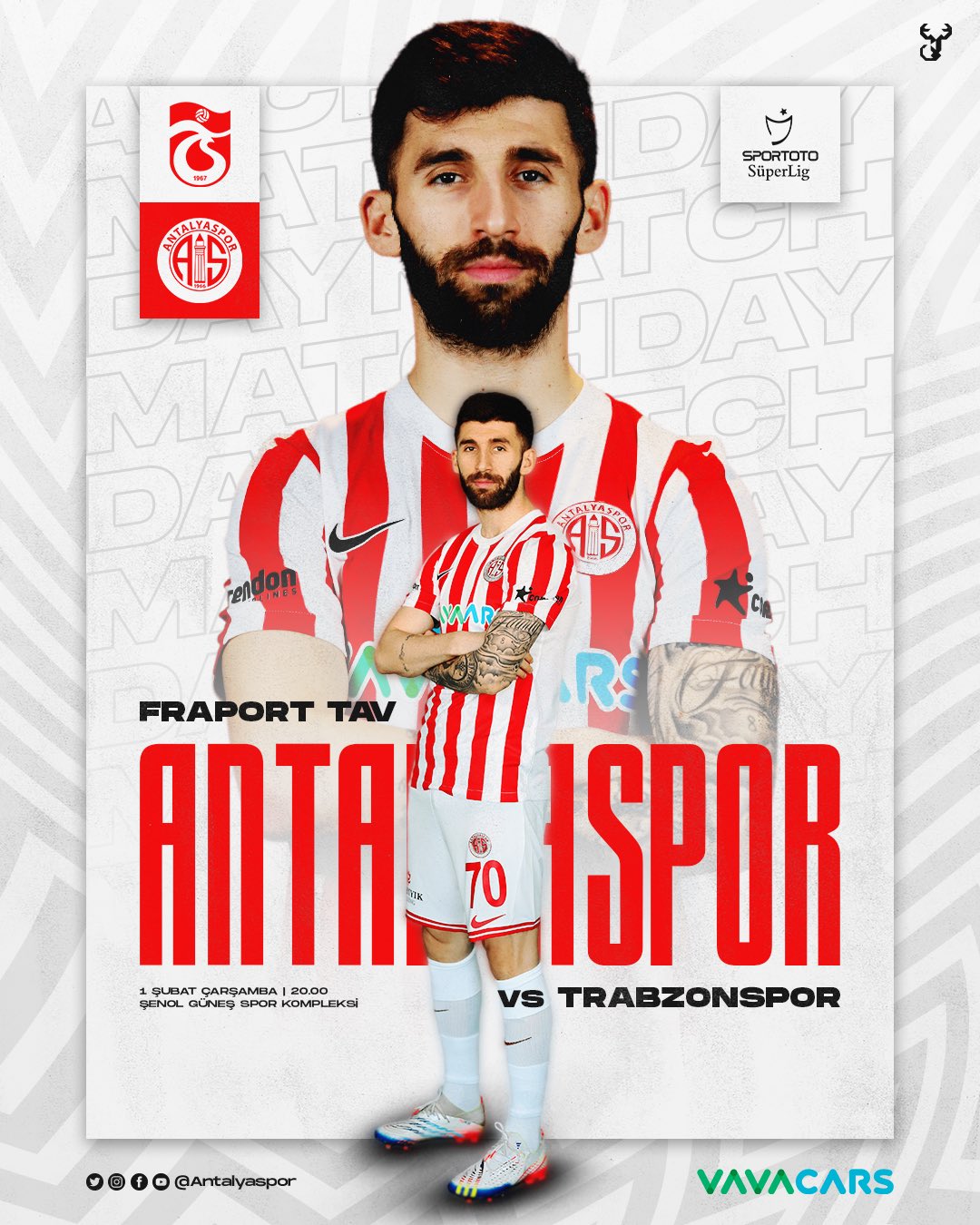 antalyaspor maçı afiş