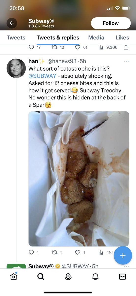 jason_easy's tweet photo. @potter5471 @SubwayUK @DCC_1981 Looks like @hanevs93 has been served up some filth today too. https://t.co/5Y7HQUY5sG