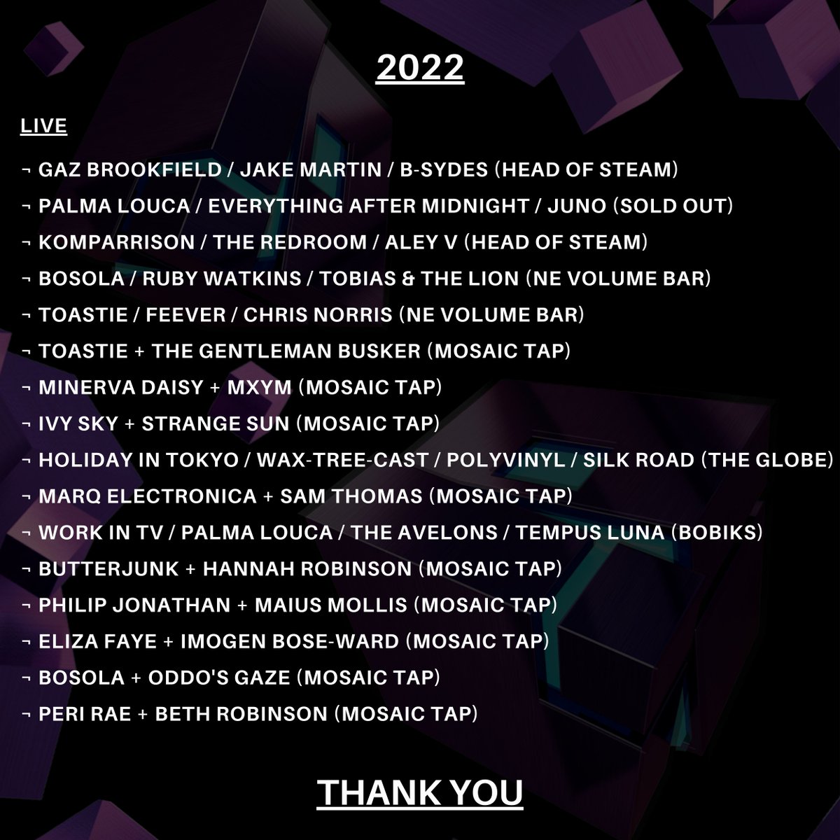 PillarArtists's tweet photo. We've put together a thank you &amp; highlights post for 2022. We can't believe that January is done but we're recharged &amp; ready for 2023 🤩

An immense thank you to everyone that has worked with us through 2022 ❤️ https://t.co/AWqo2rW6pR
