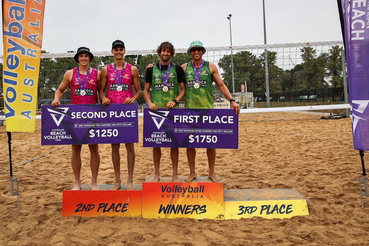 ausvolley's tweet image. 🥇🥈🥉 It was a hot few days in Canberra for the opening Australian Beach Volleyball Tour event of 2023, and the action matched the temperature!

#AusVolley #BeachVolleyball #ABVT

@Rogue_Gun