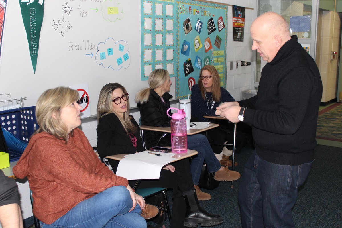 What a great afternoon of learning for our staff at James R. Geisler Middle School as we held a mini EDCON professional development day 💙 #WEareWLCSD