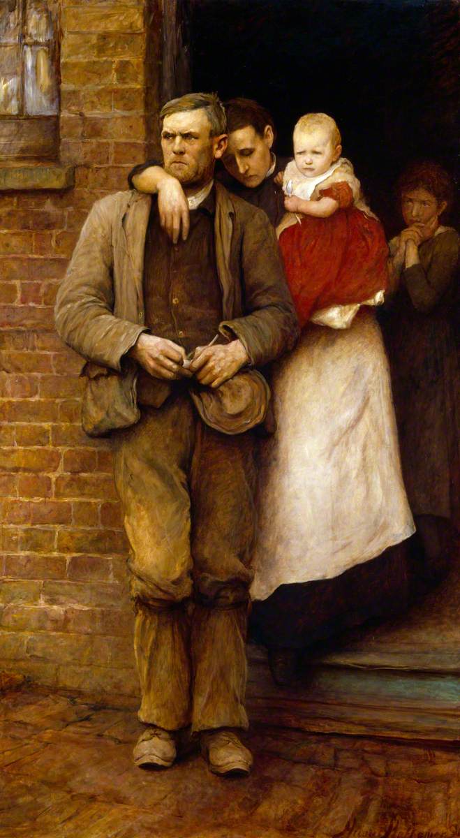 On Strike

Hubert von Herkomer, 1891
Oil on canvas 
<a href="/royalacademy/">Royal Academy</a>