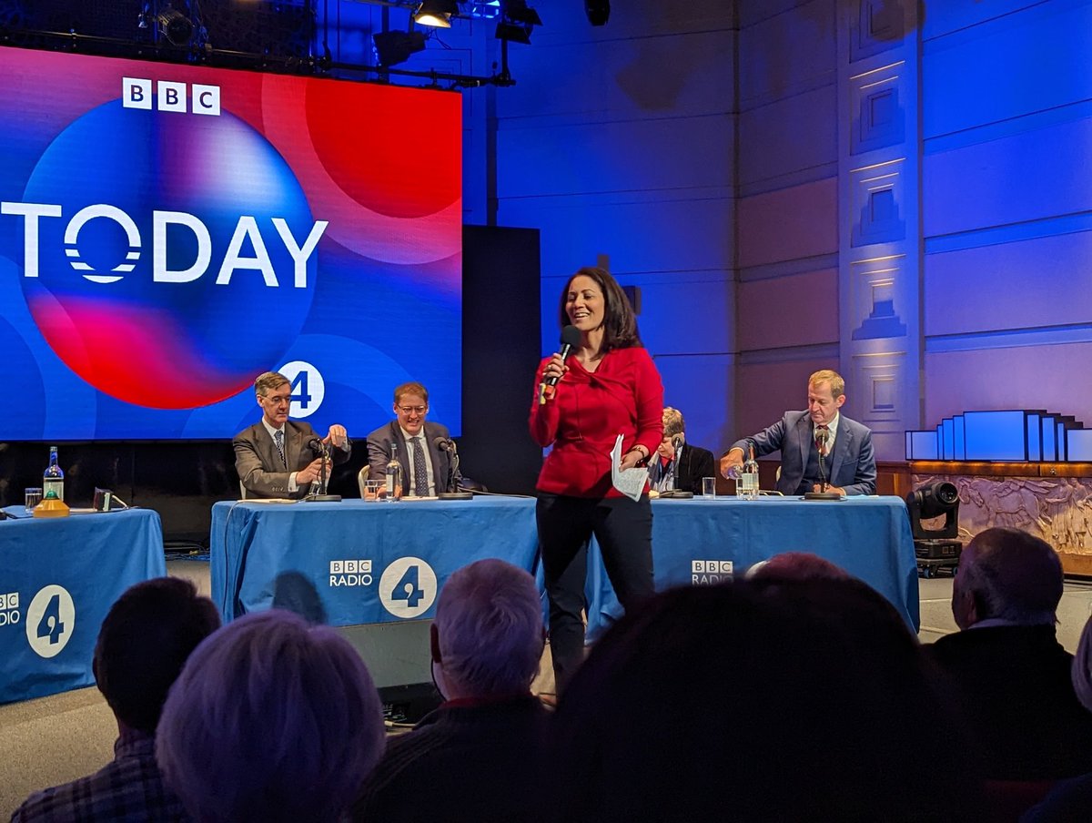 Great to be in the audience for a lively  Brexit debate for <a href="/BBCr4today/">BBC Radio 4 Today</a> with <a href="/campbellclaret/">ALASTAIR CAMPBELL</a> and Jacob Rees-Mogg locking horns