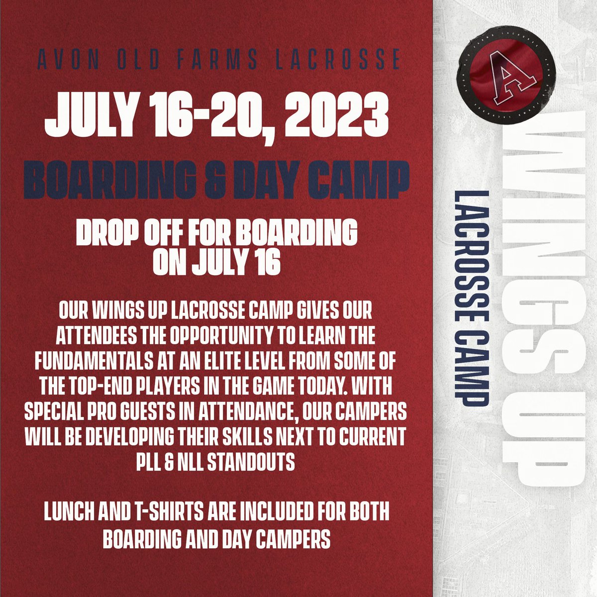 Wings Up @ Avon Old Farms is live! 🦫

avonoldfarms.com/summercamps202…