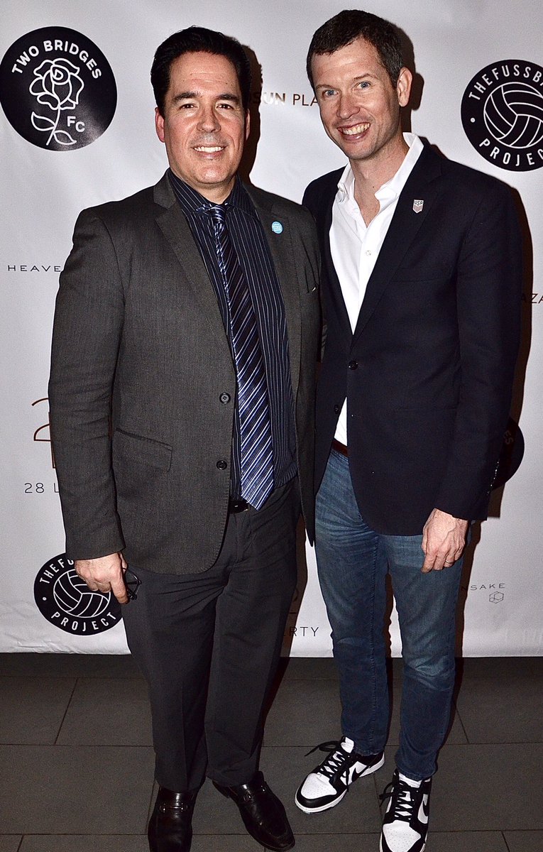 SoccerLIMag's tweet photo. Yet another Media Exclusive. The advantage of our 40+ years in the Soccer Industry. You know where to get in the know, follow us. #twobridges gala #manhatta. Our passions soccer &amp; giving met. #awfs #kickals, #ussoccer #bardmenssccer and many more came out In support. https://t.co/C3wiBz7b8r