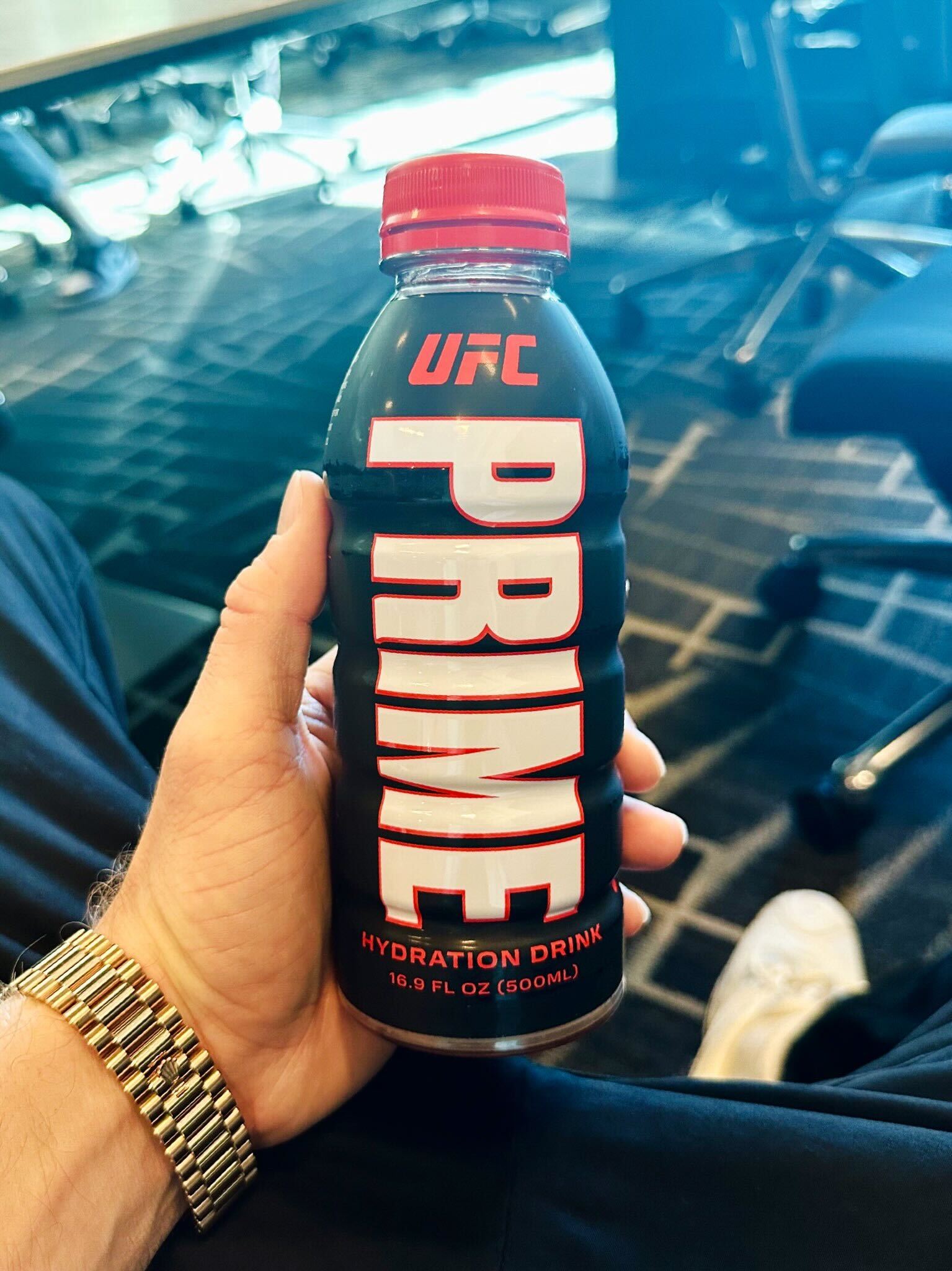 Dexerto on X: The Prime x UFC sports drink bottle