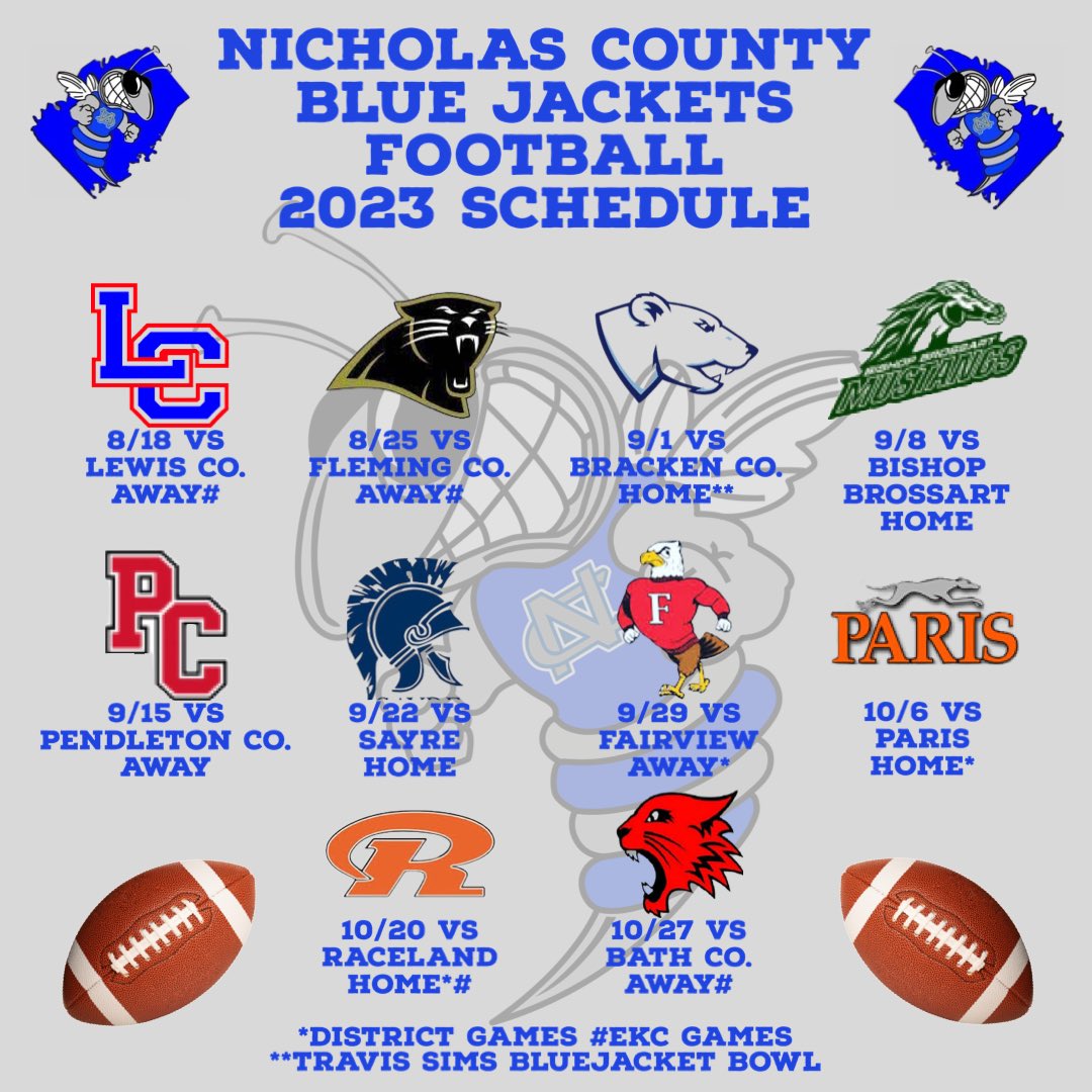 2023 Nicholas County Bluejackets KY Football (High School